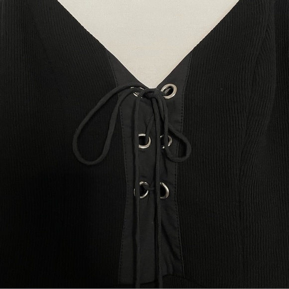 C/MEO Collective “For the People” Lace Up Playsuit Romper - Picture 4 of 15